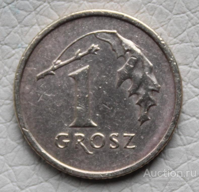 1 грош Польша . 2002 г .