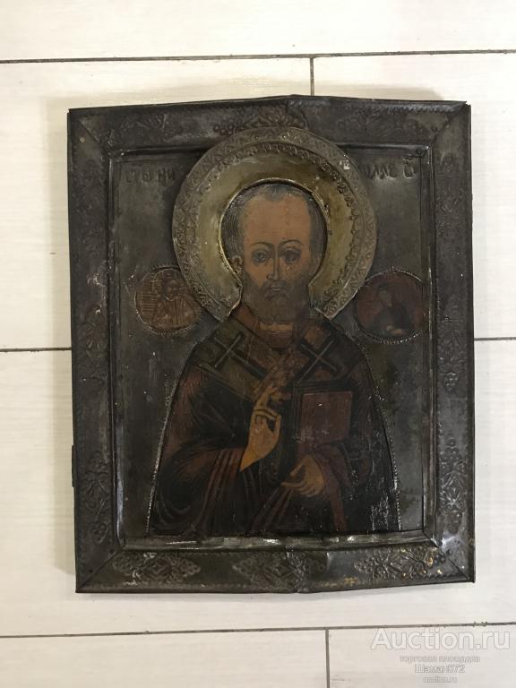 Икона Николай Чудотворец в Окладе