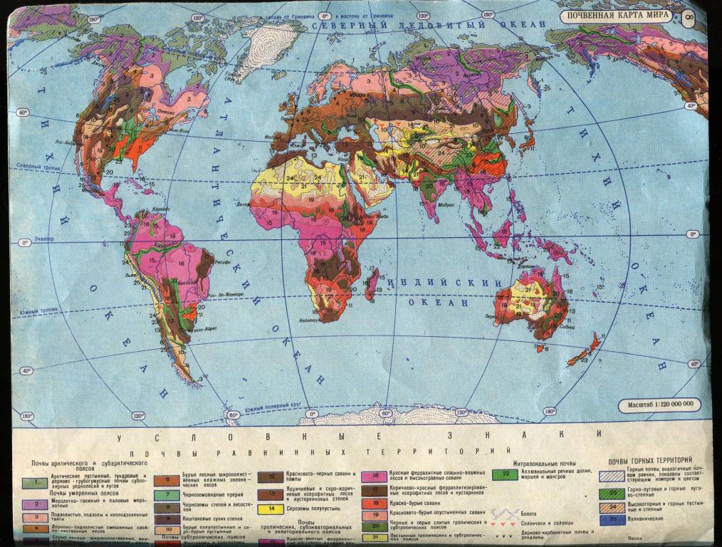 Карта 1992. Атлас по географии 7 класс почвенная карта.