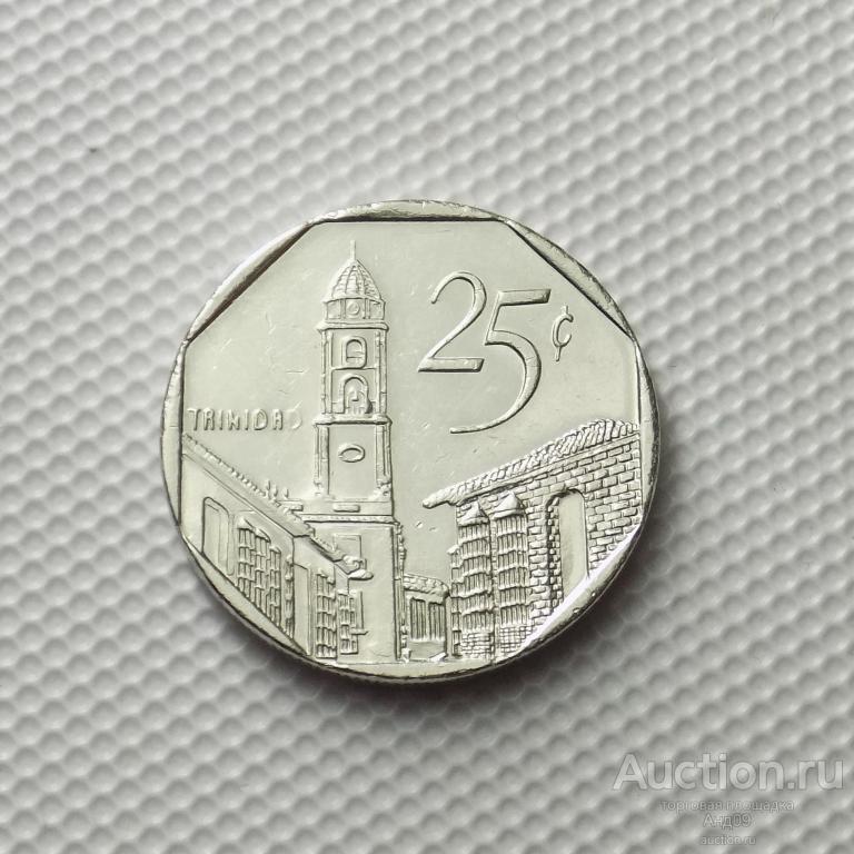 Куба 25 сентаво 2006 года (4155х)