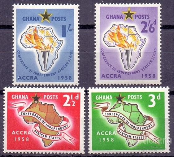 Гана 1958  пс MNH  , Mi 24-27