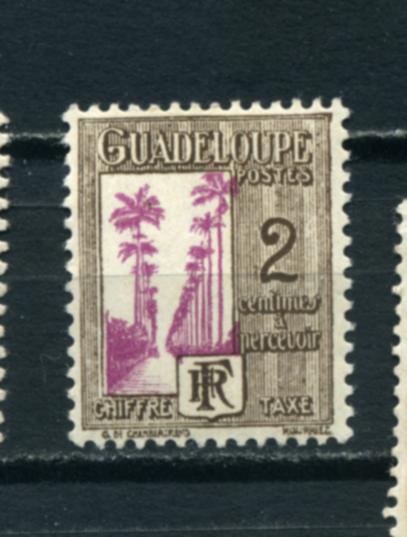 Гваделупа. Ландшафты. Служебная. 1 марка. 1928.*