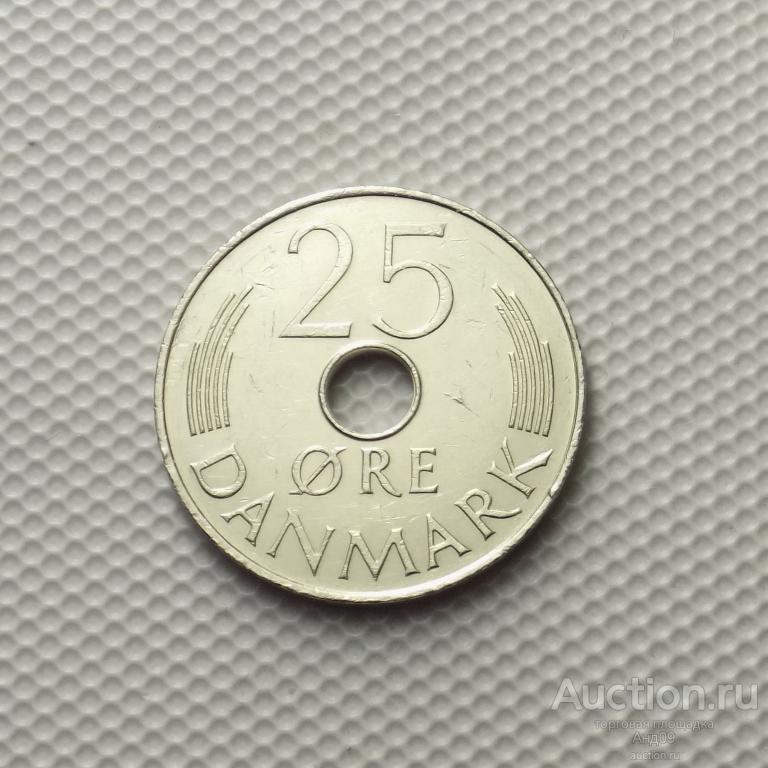 Дания 25 эре 1976 года (4577х)