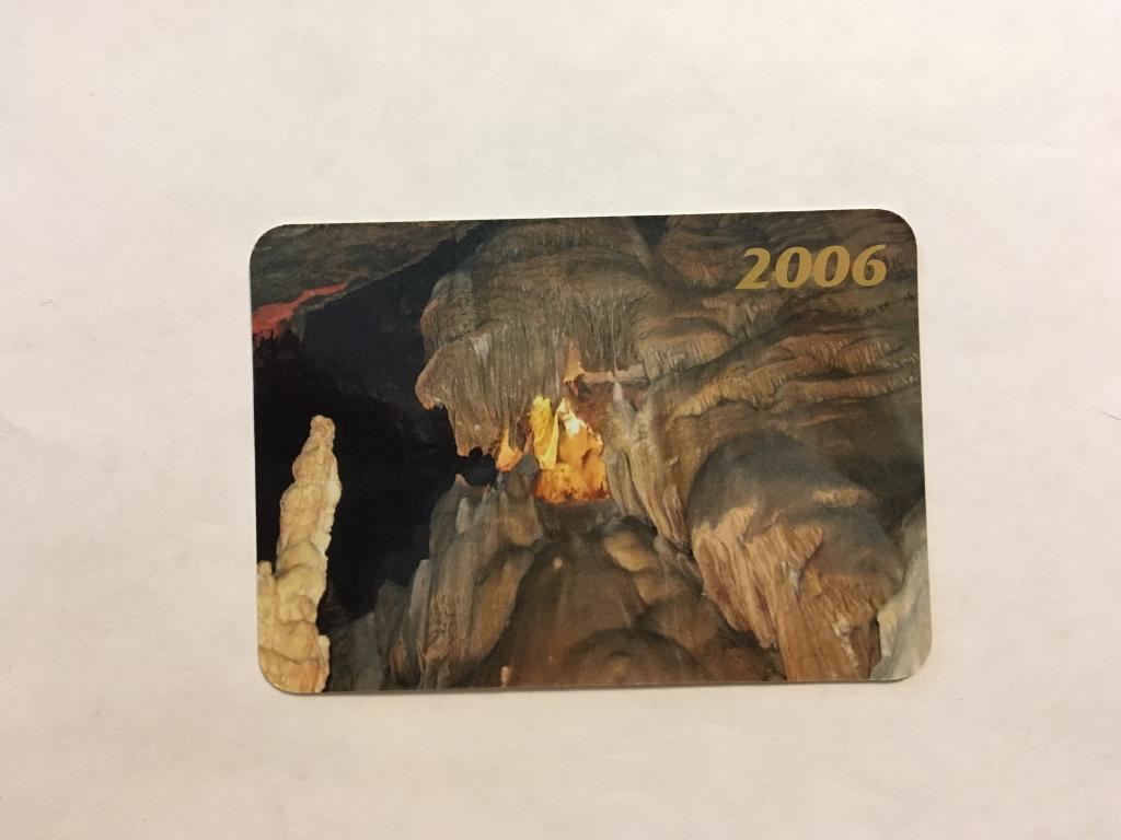Календарь. Реклама. Абхазия. Новый Афон. 2006. Календарь карманный. Карманный календарик. Календарик