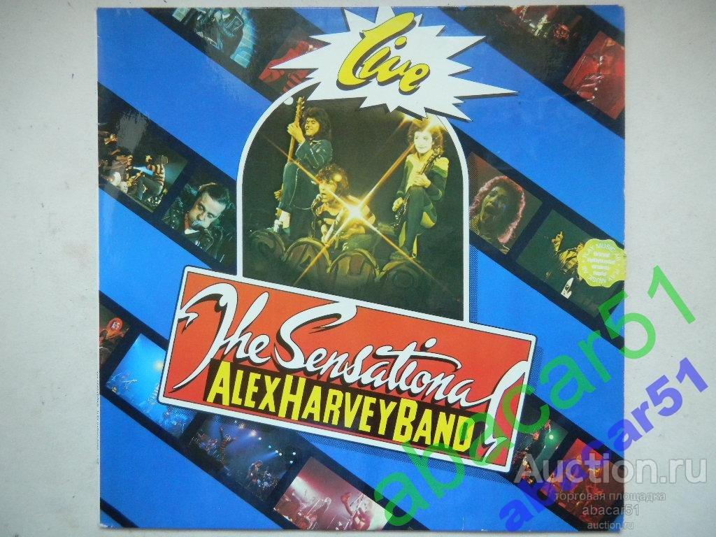 SENSATIONAL ALEX HARVEY BAND Live GERMANY. VERTIGO 1975 год LP EX+/EX-.