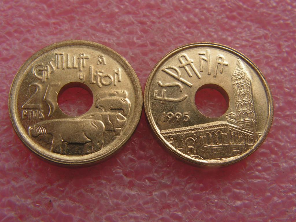 Испания 25 песет 1995 Кастилия и Леон unc