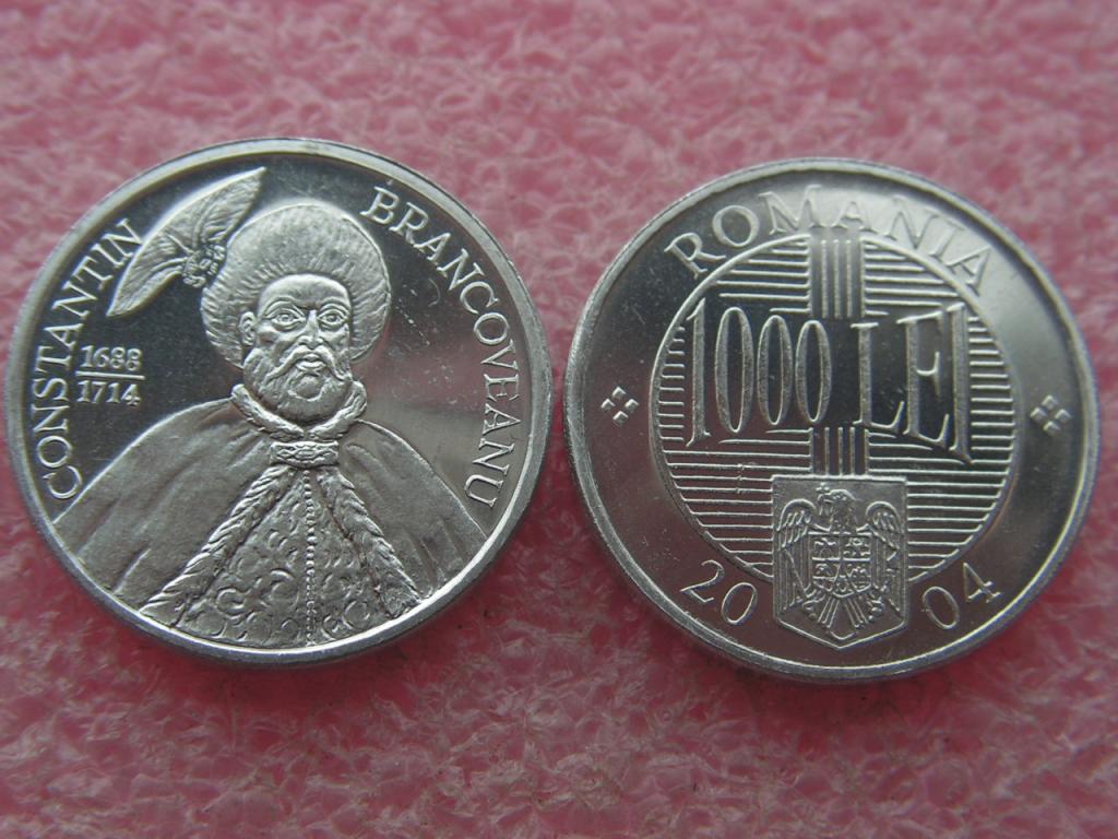 Румыния 1000 лей 2004 unc