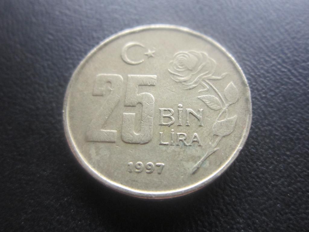 ТУРЦИЯ  25 000 ЛИР 1997