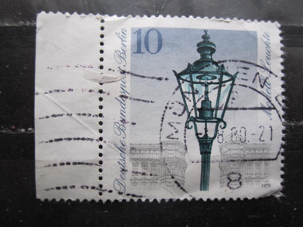 Западный Берлин серия "300 лет уличным фонарям в Берлине",Газовый фонарь, Кройцберг