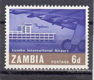 ZAMBIA  ЗАМБИЯ   Аэропорт № 32  1967 Сост**