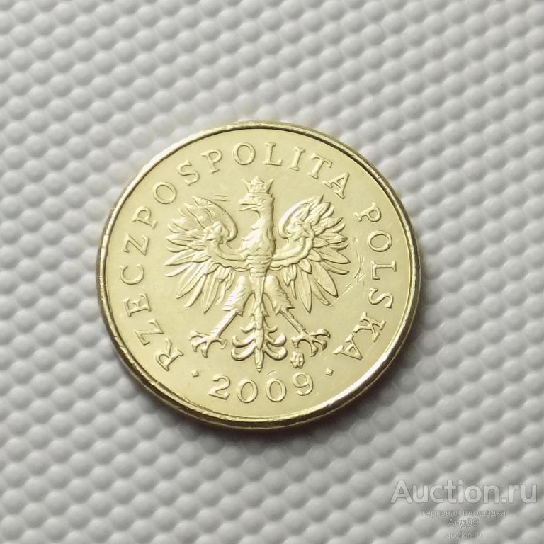 Польша 2 гроша 2009 года (5133х)