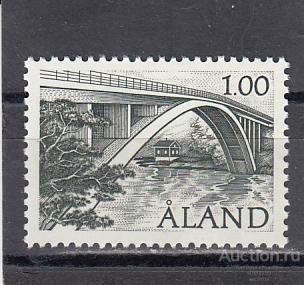 ALAND ФИНЛЯНДИЯ  Мост № 24  1987  Сост**