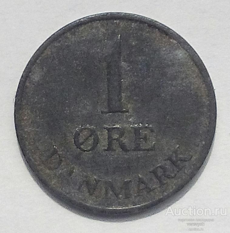 Дания. 1 ЭРЕ 1957 г. (396)