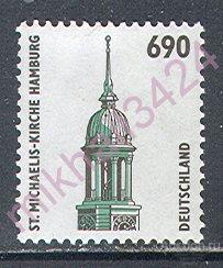 Ф1001 ✅ Стандарт Архитектура Религия Христианство Церкви Храмы 1996 ФРГ Германия 1м п/с **