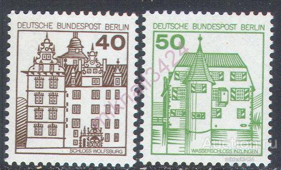 Б0211 Стандарт Архитектура Замки 1980 Западный Берлин Германия 2м п/с ** 1,5МЕ