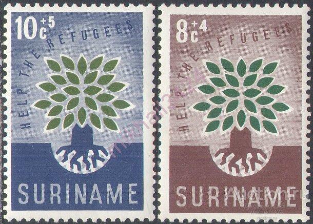 М0193 ✅ Год беженцев Беженцы Война Омнибус 1960 Суринам 2м п/с **