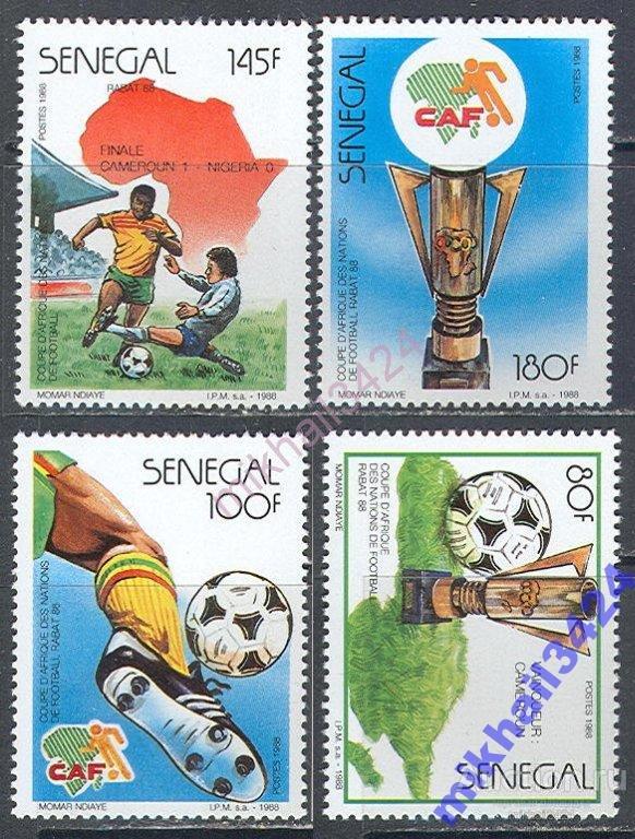 М2953 Спорт Футбол 1988 Сенегал 4м п/с ** 6МЕ