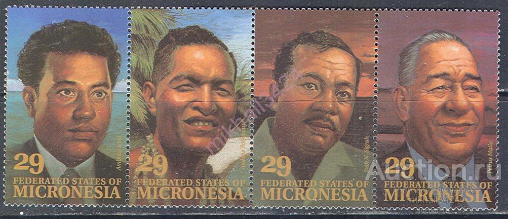 М2334 ✅ Персоналии Политики Премьер-министры 1993 Микронезия 4м п/с ** 1,16US$