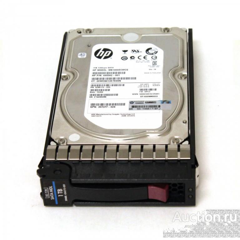Жесткий диск HP 695502-001 1000Gb Hot Plug (U300/7200) SATAII