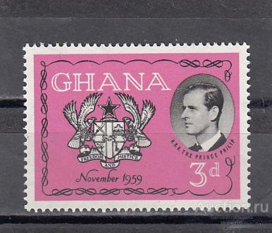 GHANA  ГАНА   Принц  № 68  1959   Сост**