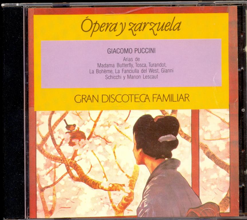Giacomo PUCCINI V/A Opera y Zarzuela - Grand discoteca familiar 1959-1972 Испания
