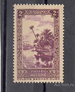 ALGERIE АЛЖИР ФРАНЦИЯ Пальмы № 104  1936 Сост**