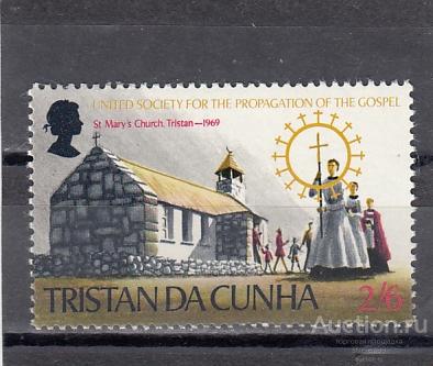 TRISTAN DA CUNHA   Религия  № 131  1969 Сост**