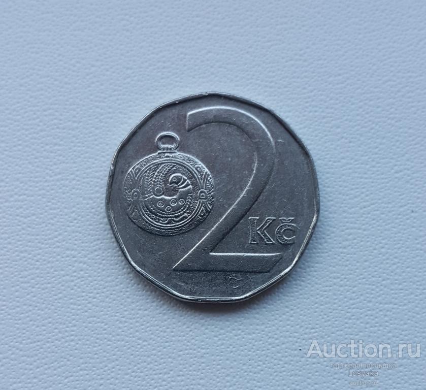 2 кроны Чехия 1997 год