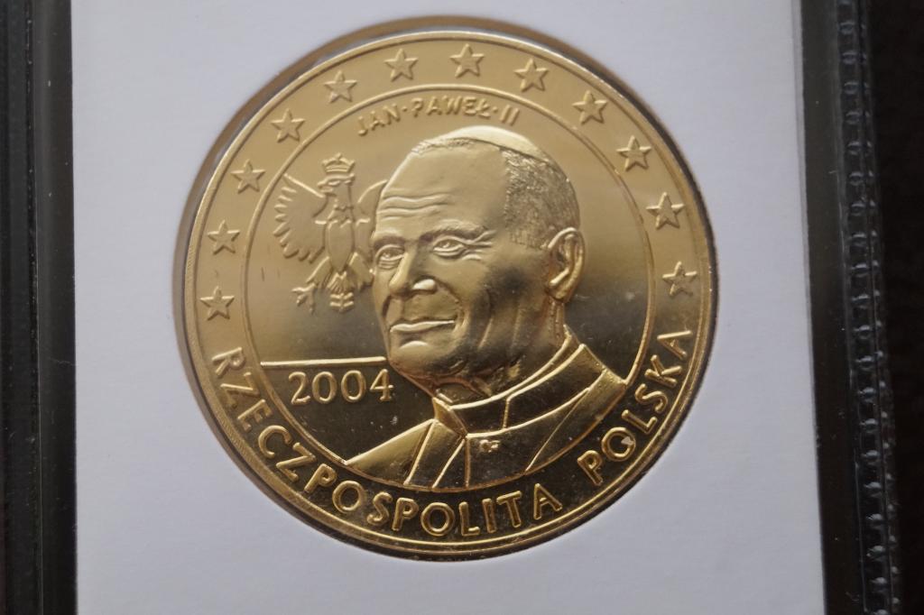 5 евро 2004 Польша Иоанн Павел II