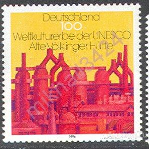 Ф1011 ✅ Памятники ЮНЕСКО UNESCO Промышленность 1996 ФРГ Германия 1м п/с **