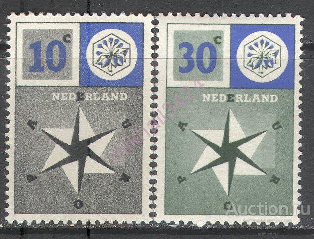 С2282 Европа СЕПТ Europa CEPT Омнибус 1957 Нидерланды 2м п/с ** 5МЕ