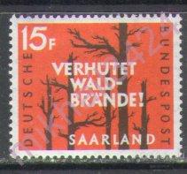 М2691 Экология Охрана Природы Леса 1958 СААР Германия 1м п/с **