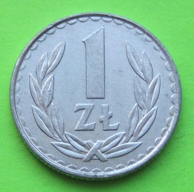 ПОЛЬША 1 ЗЛОТЫЙ 1984 года.