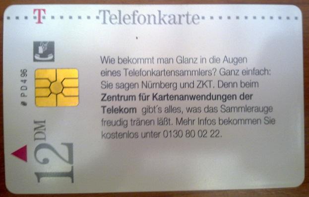 Телефонная карта Telefonkarte 12 DM Германия