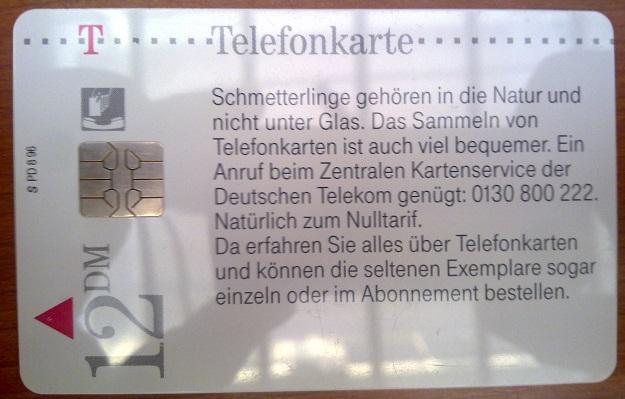 Телефонная карта Telefonkarte 12 DM Германия