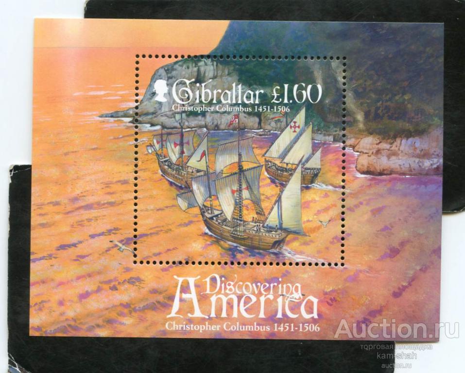 Марки Гибралтар блок MNH** 2006 г.