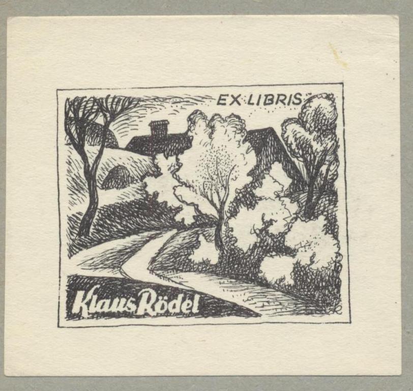 Экслибрис. Ex Libris Klaus Rodel