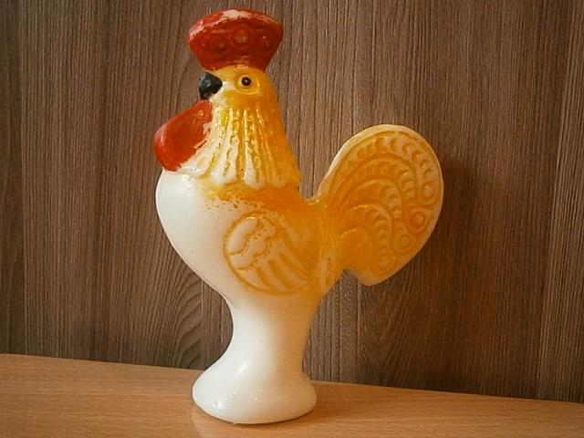 ИГРУШКА СССР   ПЕТУХ   Пластмасса   Клеймо  Цена