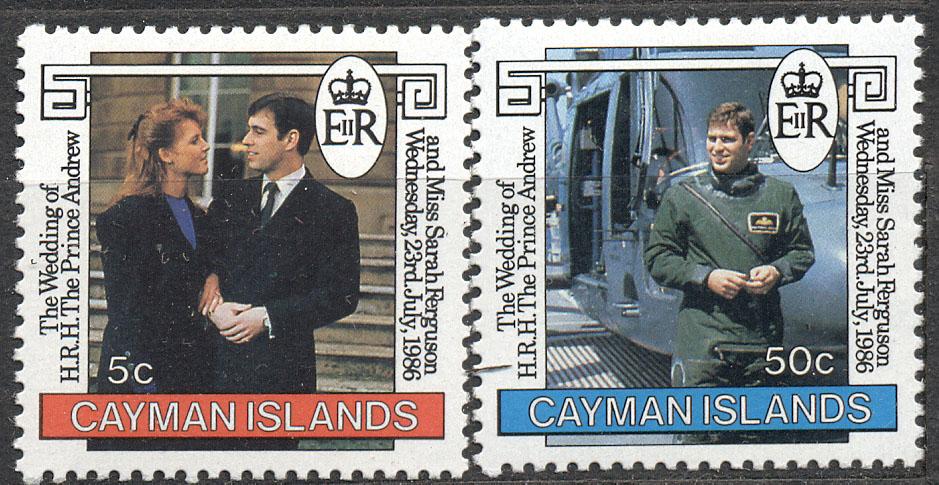 Каймановы о-ва 1986 г.  негашеная**