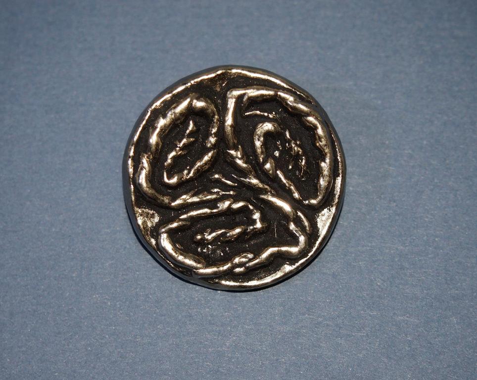 Винтажная ПУГОВИЦА - Франция - пуговка винтаж - ⌀ 30 мм.