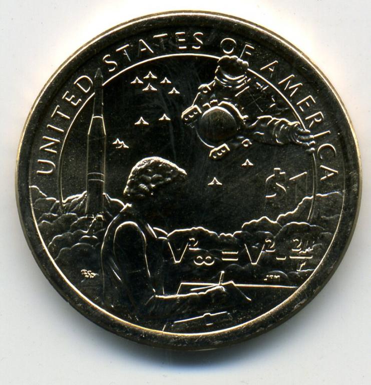1 доллар - США - 2019 - Индианка - Сакагавея - Космос - P - UNC