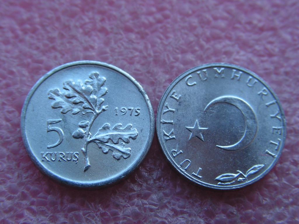 Турция 5 куруш 1975 unc