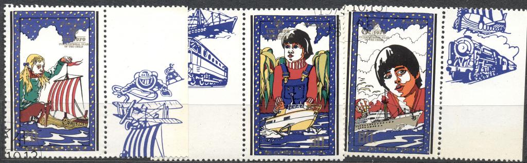 КНДР 1979 г. Международный год детей  гашеная купоны