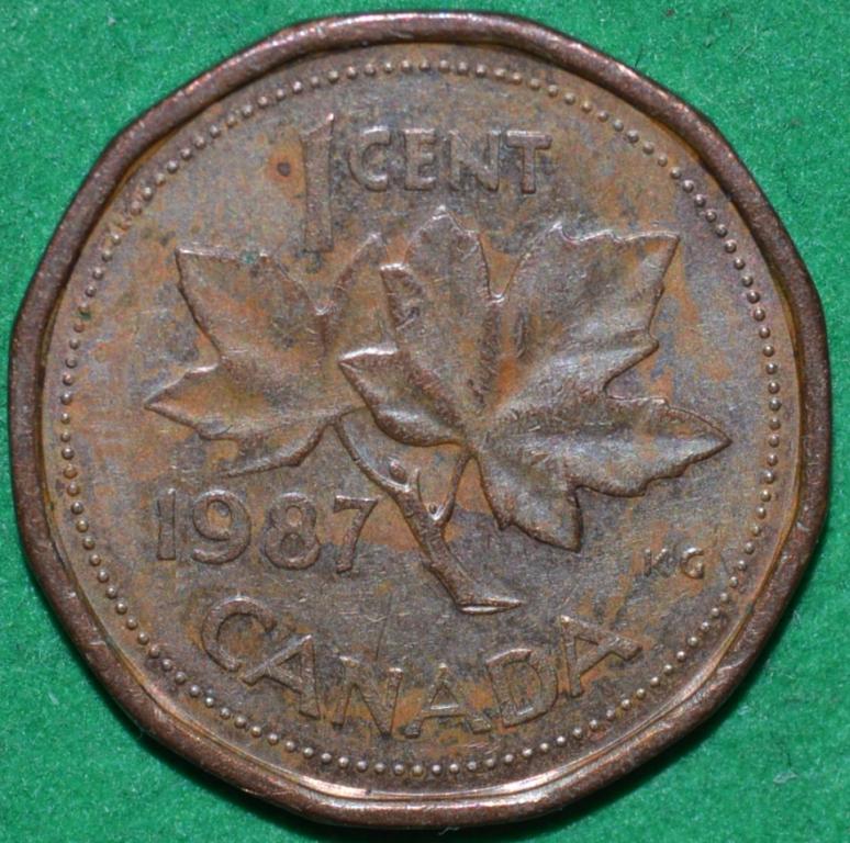 Канада 1 цент 1987 (К22)