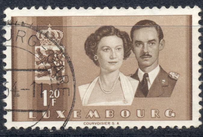 Люксембург Монархи Королевская семья  гашеная