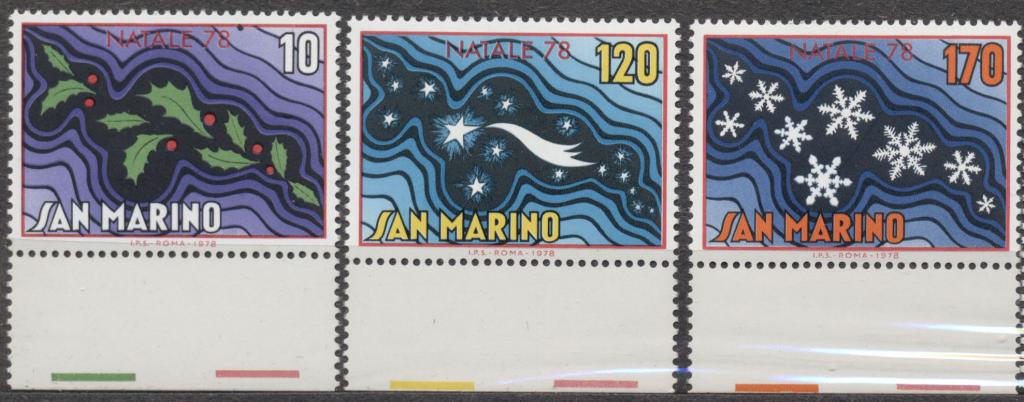 Сан Марино  1978 г. серия "Рождество"  негашеная**