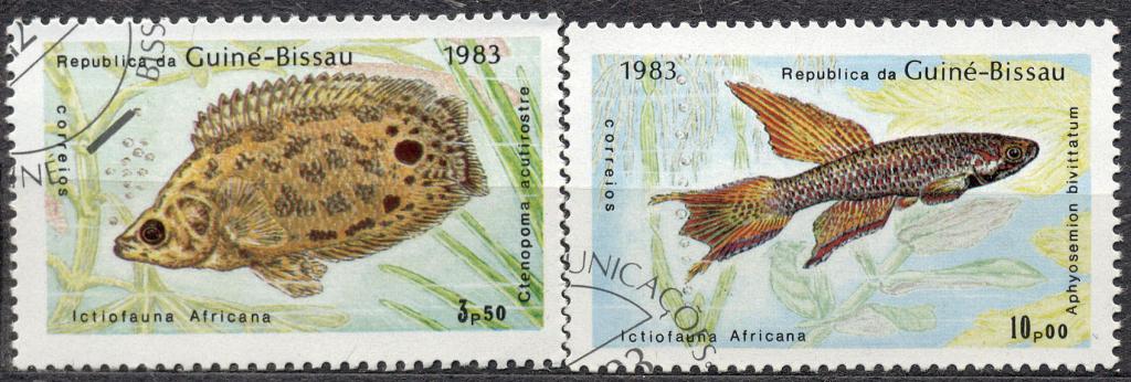 Гвинея Биссау 1983  г. Рыбы гашеная