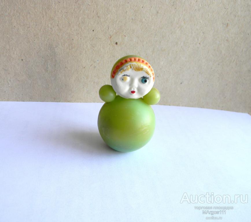 Миниатюрная фигурка СССР Неваляшка Колкий пластик 2