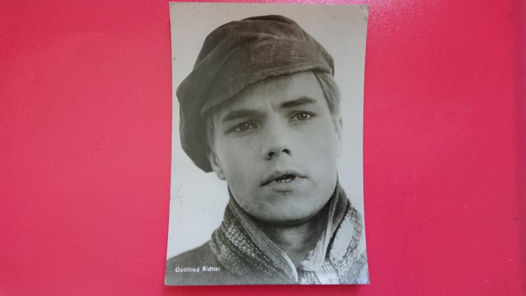 Открытка  Артист ГОТТФРИД РИХТЕР (Gottfried Richter) РЕДКАЯ