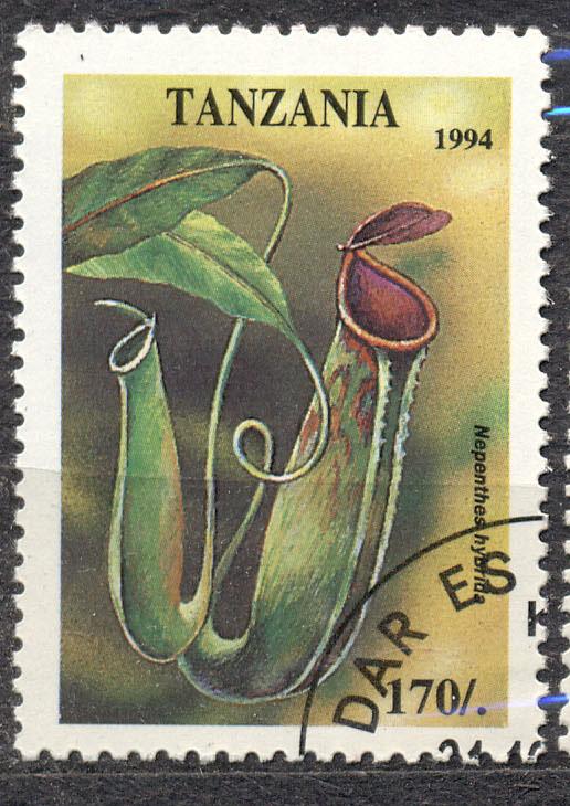 Танзания 1994 г. Флора гашеная